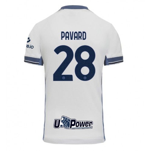 Pánský Fotbalový dres Inter Milan Benjamin Pavard #28 2024-25 Venkovní Krátký Rukáv